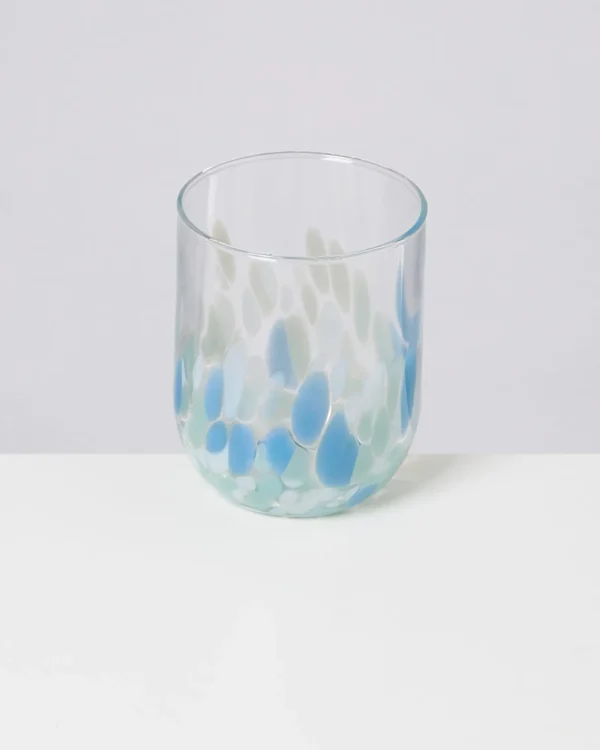 Motel a Miio Alegria - Glass Large drops blue white New