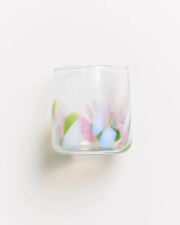 Motel a Miio Alegria - Glass Small Big Drops Pink Green drops rosa grün Hot