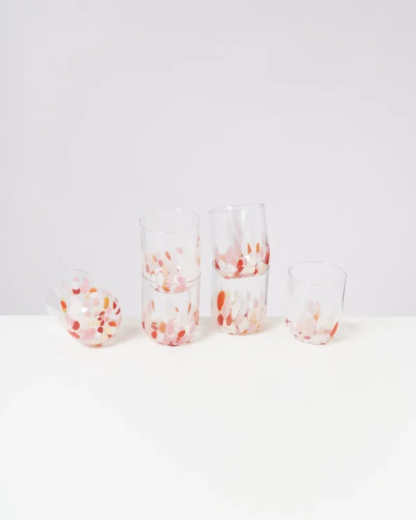 Motel a Miio Alegria - Set Of 6 Glasses Large Drops Goldfish drops goldfisch New
