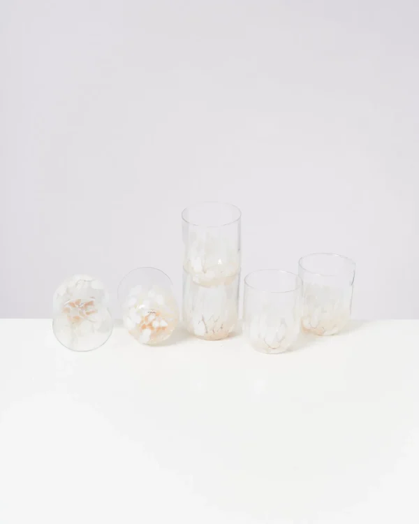 Motel a Miio Alegria - Set Of 6 Glasses Large Drops sand Sale