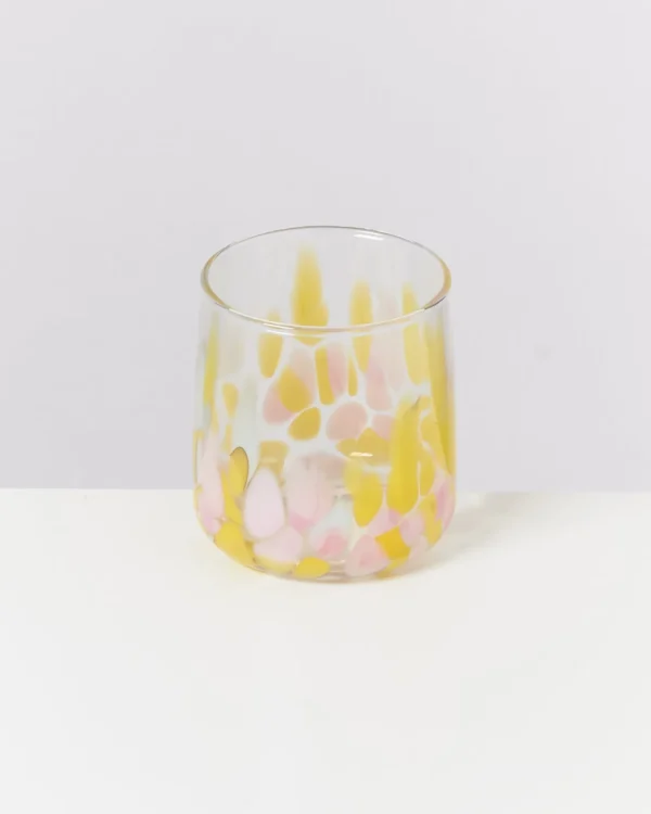 Motel a Miio Alegria - Set Of 6 Glasses Small Big Drops Pink Yellow big drops rosa gelb Hot