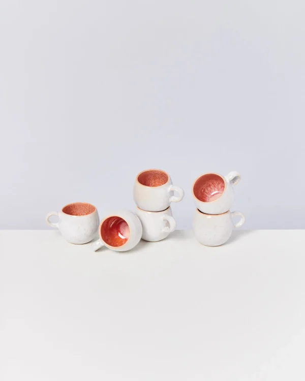Motel a Miio Areia - Set Of 6 Espressomugs pink Flash Sale