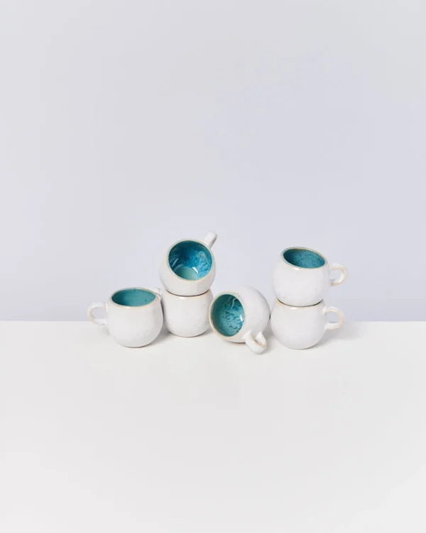 Motel a Miio Areia - Set Of 6 Espressomugs aqua Store
