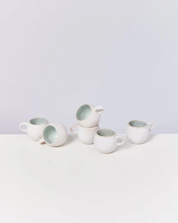 Motel a Miio Areia - Set Of 6 Espressomugs azure New