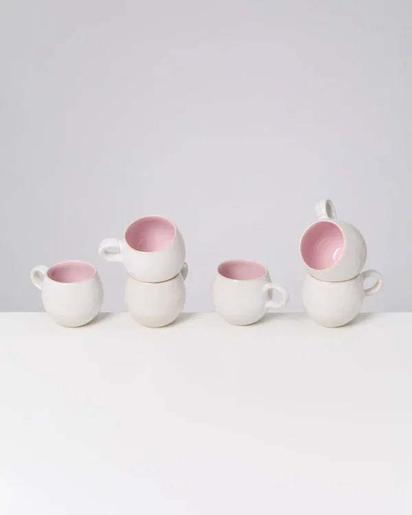 Motel a Miio Areia - Set Of 6 Mugs Small rose Fashion
