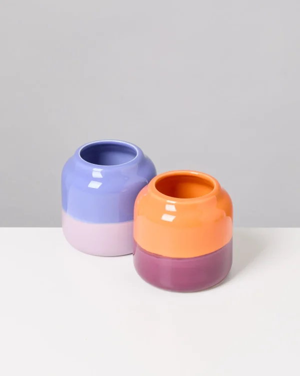Motel a Miio Bebé Vase orange dark lilac New