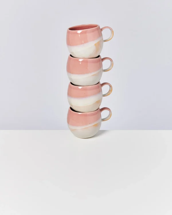 Motel a Miio Bica - Mug Big Pink / Cream pink cream Best
