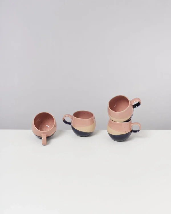 Motel a Miio Bica - Mug Small pink navy cream Cheap