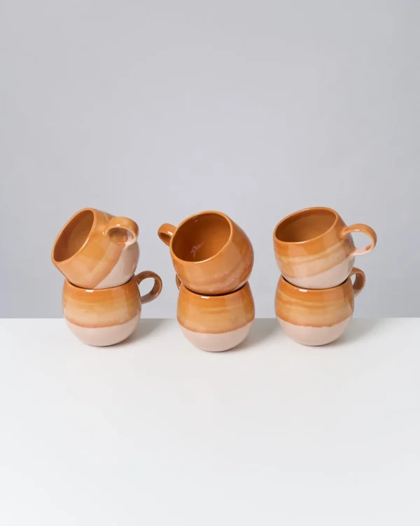 Motel a Miio Bica - Set Of 6 Mugs Big orange Shop