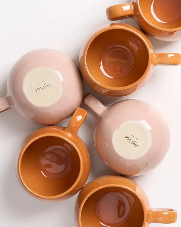 Motel a Miio Bica - Set Of 6 Mugs Big orange Shop