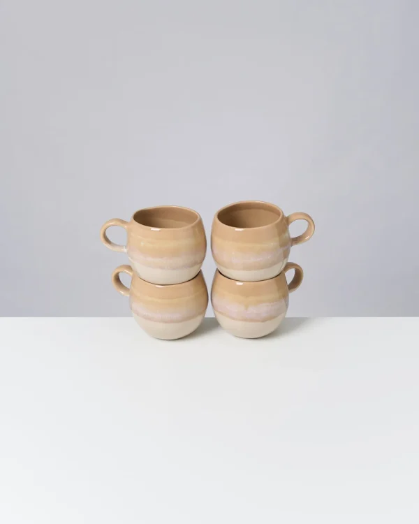 Motel a Miio Bica - Set Of 4 Mugs Big sand Best Sale