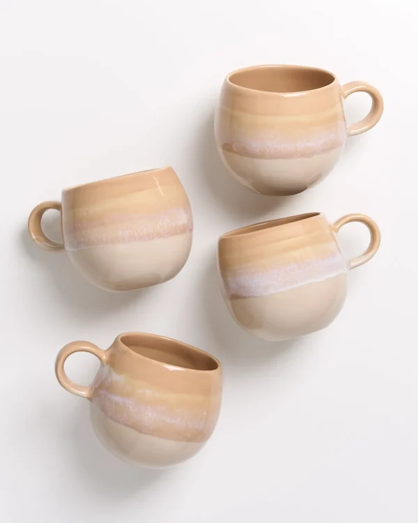 Motel a Miio Bica - Set Of 4 Mugs Big sand Best Sale