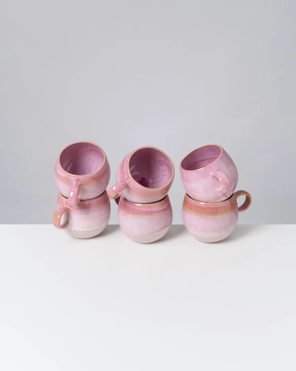 Motel a Miio Bica 6er Set Tasse Groß pink Outlet