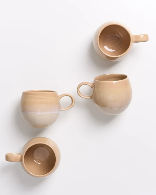 Motel a Miio Bica 4er Set Tasse Klein sand Discount
