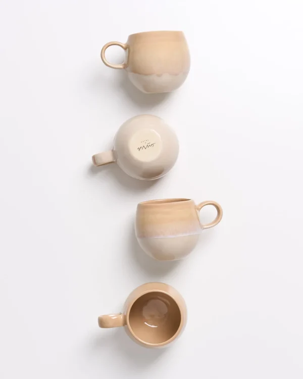 Motel a Miio Bica 4er Set Tasse Klein sand Discount