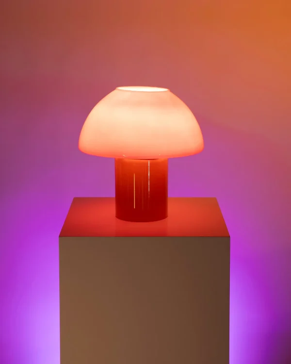 Motel a Miio Cogumelo - Glass Lamp Pink Yellow rosa gelb Sale