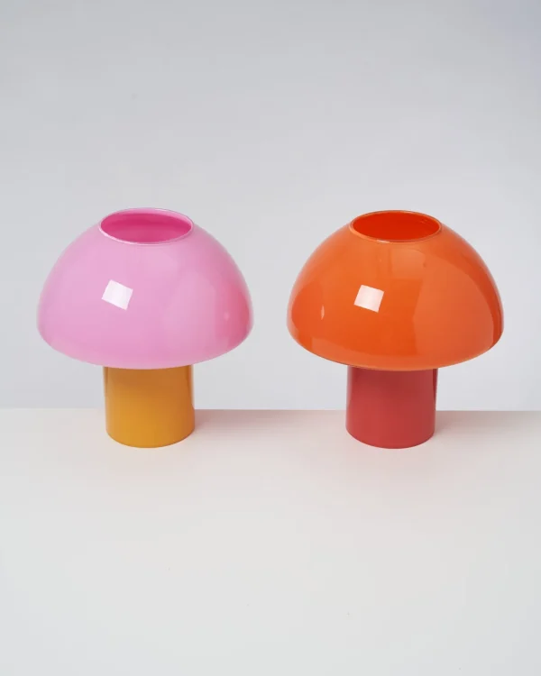 Motel a Miio Cogumelo - Glass Lamp Pink Yellow rosa gelb Sale