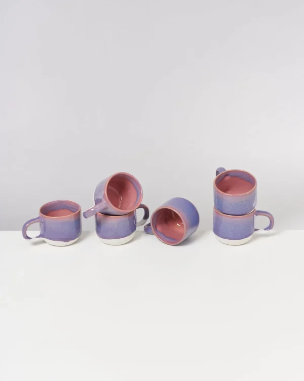 Motel a Miio Coimbra - Set Of 6 Mugs Small lilac pink Online