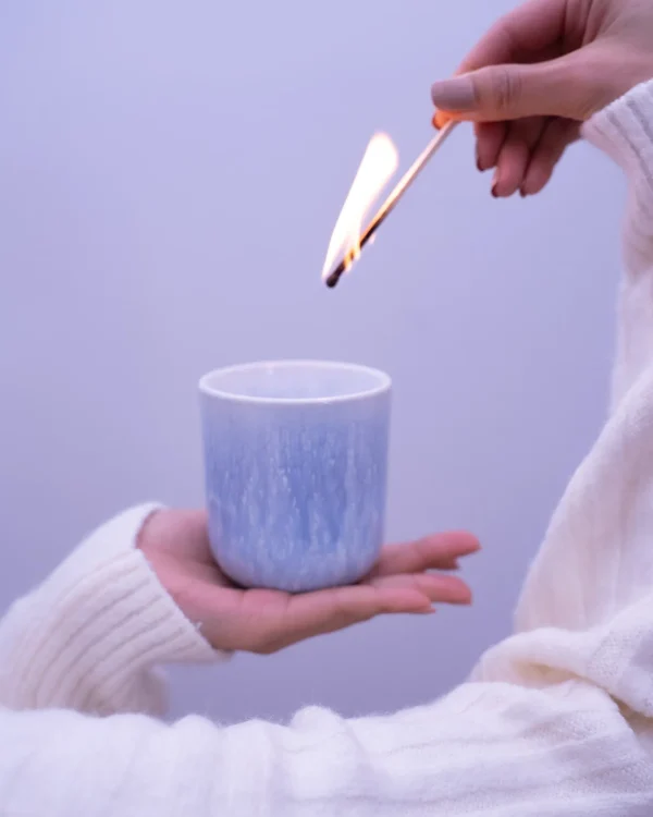 Motel a Miio Copa Alto - Scented Candle "Vanilla" Blue blau Hot