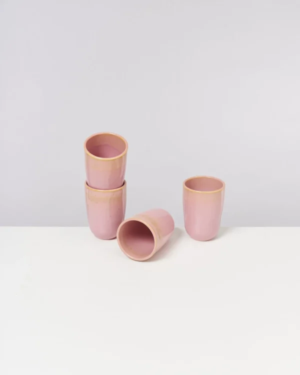 Motel a Miio Copa Alto - Set Of 4 Cups Big Yellow Rosé gelb rosé Fashion