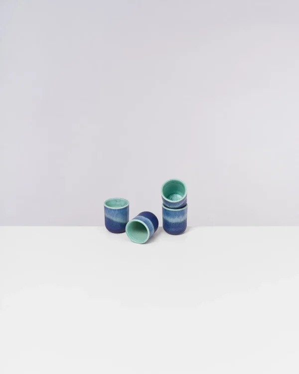 Motel a Miio Copa Alto - Set Of 4 Espressocups turquoise Discount
