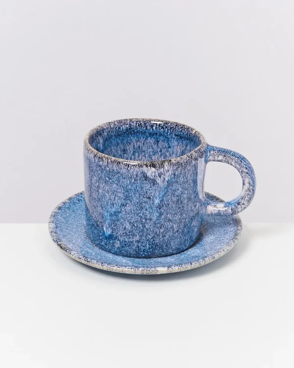 Motel a Miio Cordoama - Saucer Blue Speckled blau gesprenkelt New