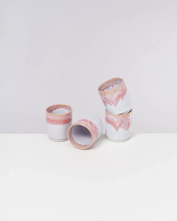 Motel a Miio Cordoama - Set Of 4 Cups Big rose Outlet