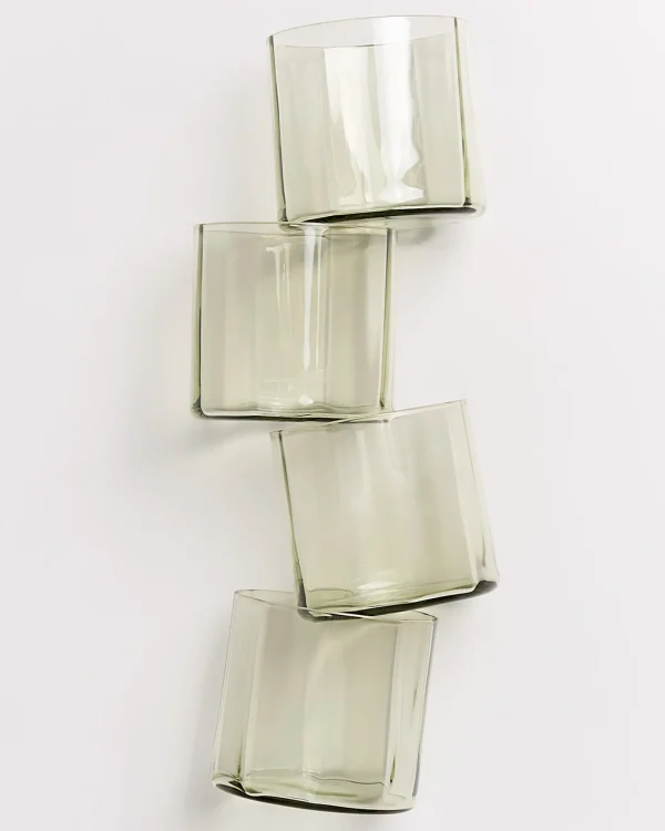 Motel a Miio Joia - Set Of 4 Glasses Flower Emerald smaragd Clearance