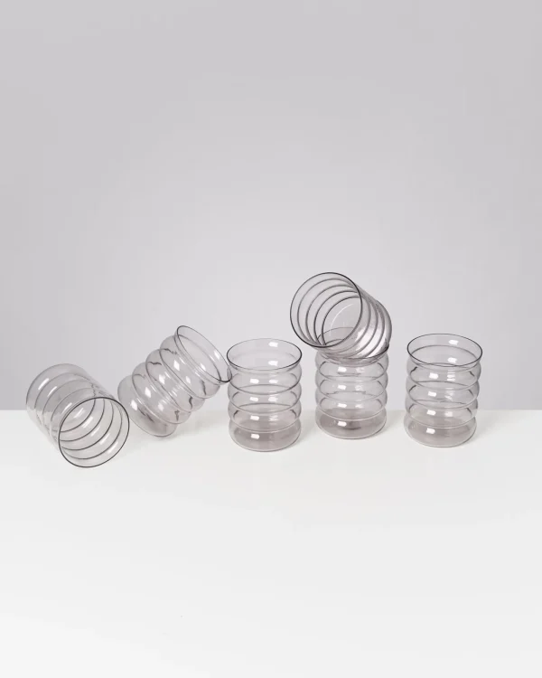 Motel a Miio Joia - Set Of 6 Glasses Large Bubble e amethist Sale