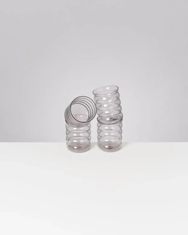 Motel a Miio Joia - Set Of 4 Glasses Large Bubble e amethist New
