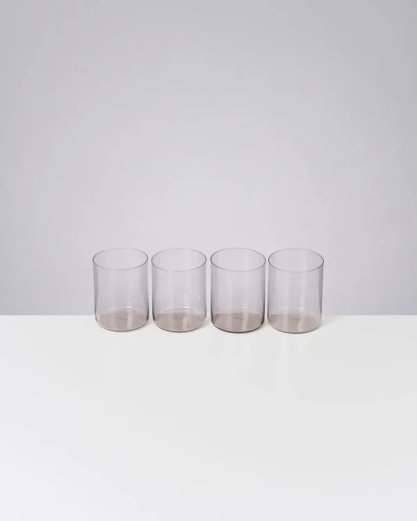 Motel a Miio Joia 4er Set Glas Groß amethist Fashion