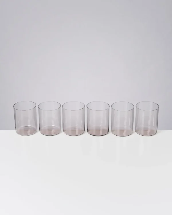 Motel a Miio Joia 6er Set Glas Groß amethist Outlet