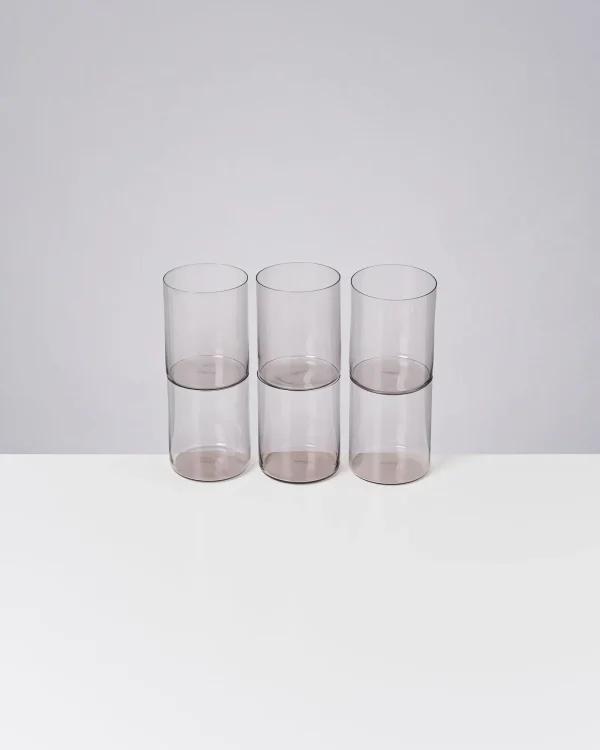 Motel a Miio Joia 6er Set Glas Groß amethist Outlet