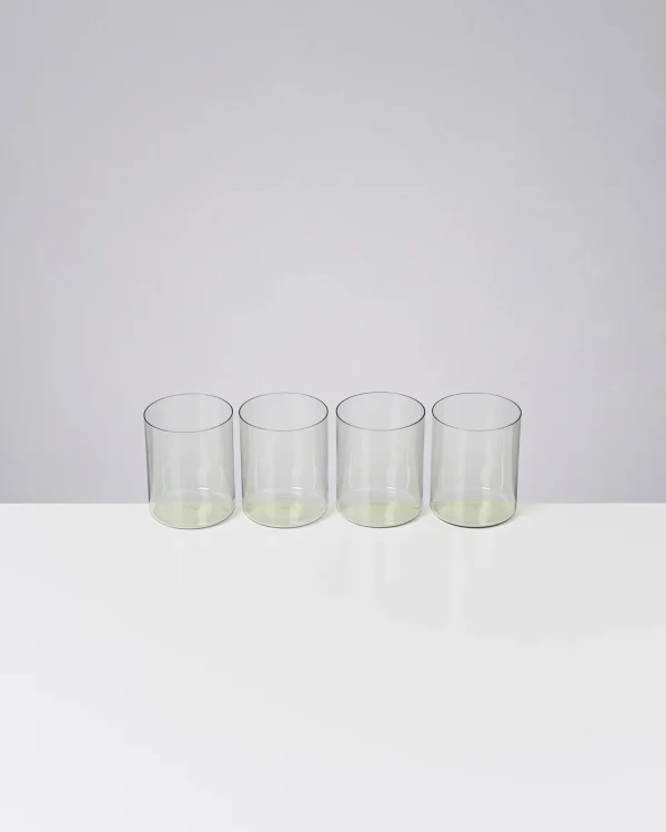 Motel a Miio Joia 4er Set Glas Groß smaragd Best