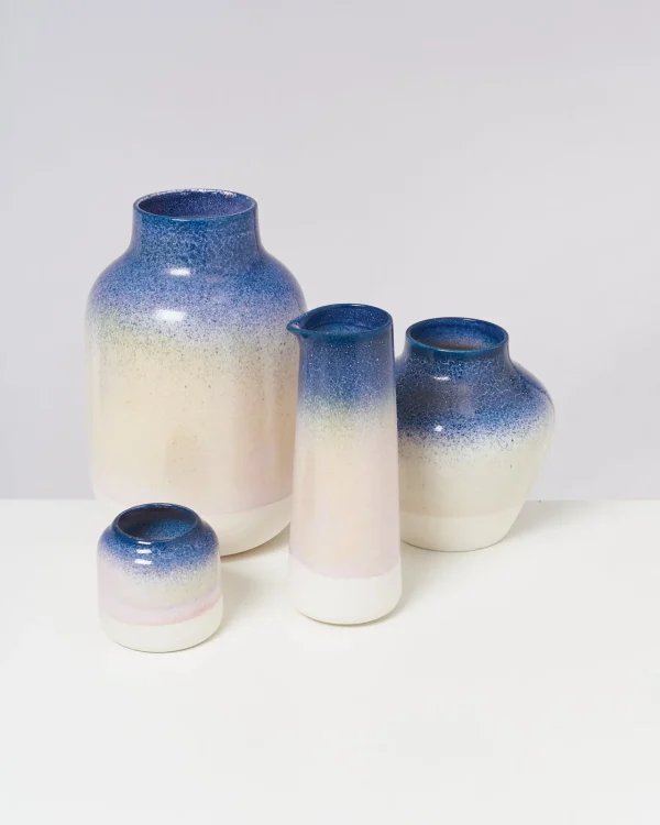 Motel a Miio Madalin Vase - Blue Rose Speckled blue pink speckled Fashion