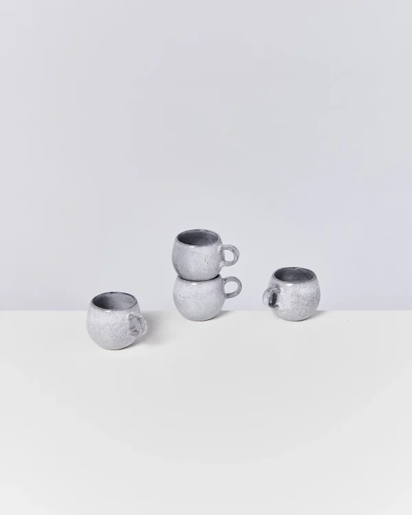 Motel a Miio Mae - Set Of 4 Espressomugs Grey Gray Clearance