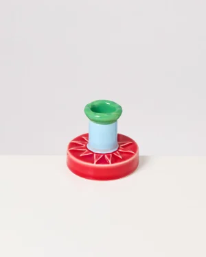 Motel a Miio X Isis-Maria Brisa Candleholder Red Blue rot blau Clearance