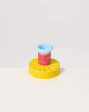 Motel a Miio X Isis-Maria Brisa Candleholder Yellow Red gelb rot Fashion