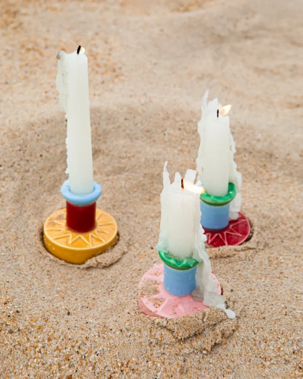 Motel a Miio X Isis-Maria Brisa Candleholder Pink Blue rosa blau Fashion
