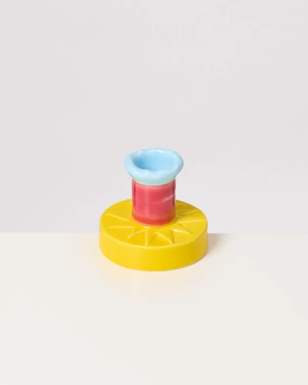 Motel a Miio X Isis-Maria Brisa Candleholder Yellow Red gelb rot Fashion