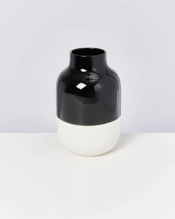 Motel a Miio Nuno Vase L - Black White black-and-white Hot