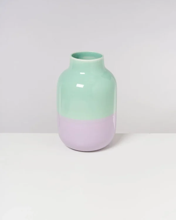 Motel a Miio Nuno Vase L - Mint Lilac pastel mint purple Flash Sale