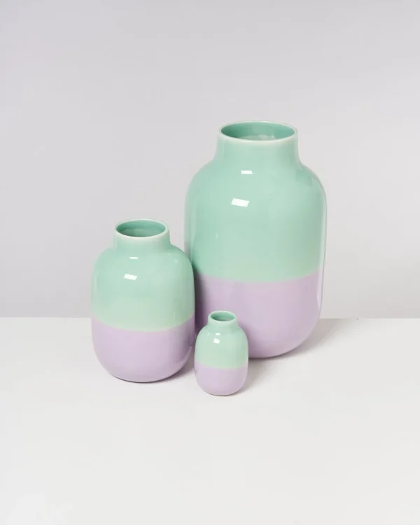 Motel a Miio Nuno Vase M - Lilac Mint pastellmint lila Outlet
