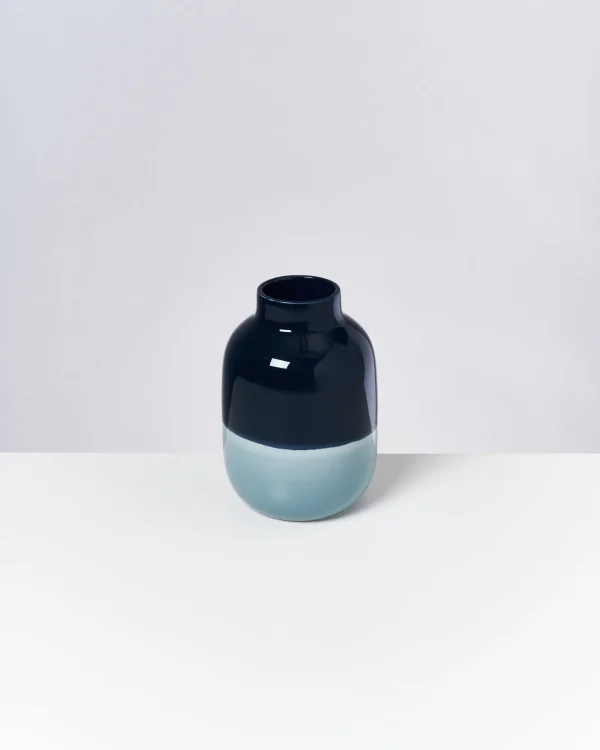 Motel a Miio Nuno Vase M - Navy Lightblue navy hellblau New
