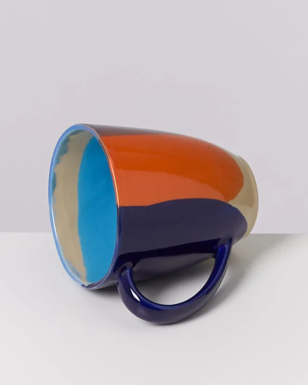 Motel a Miio Pintor Mug Large Blue Orange blau orange Shop