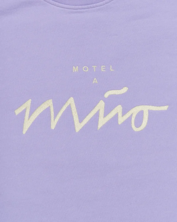 Motel a Miio Sweatshirt Men Lavender Yellow lavendel gelb Clearance